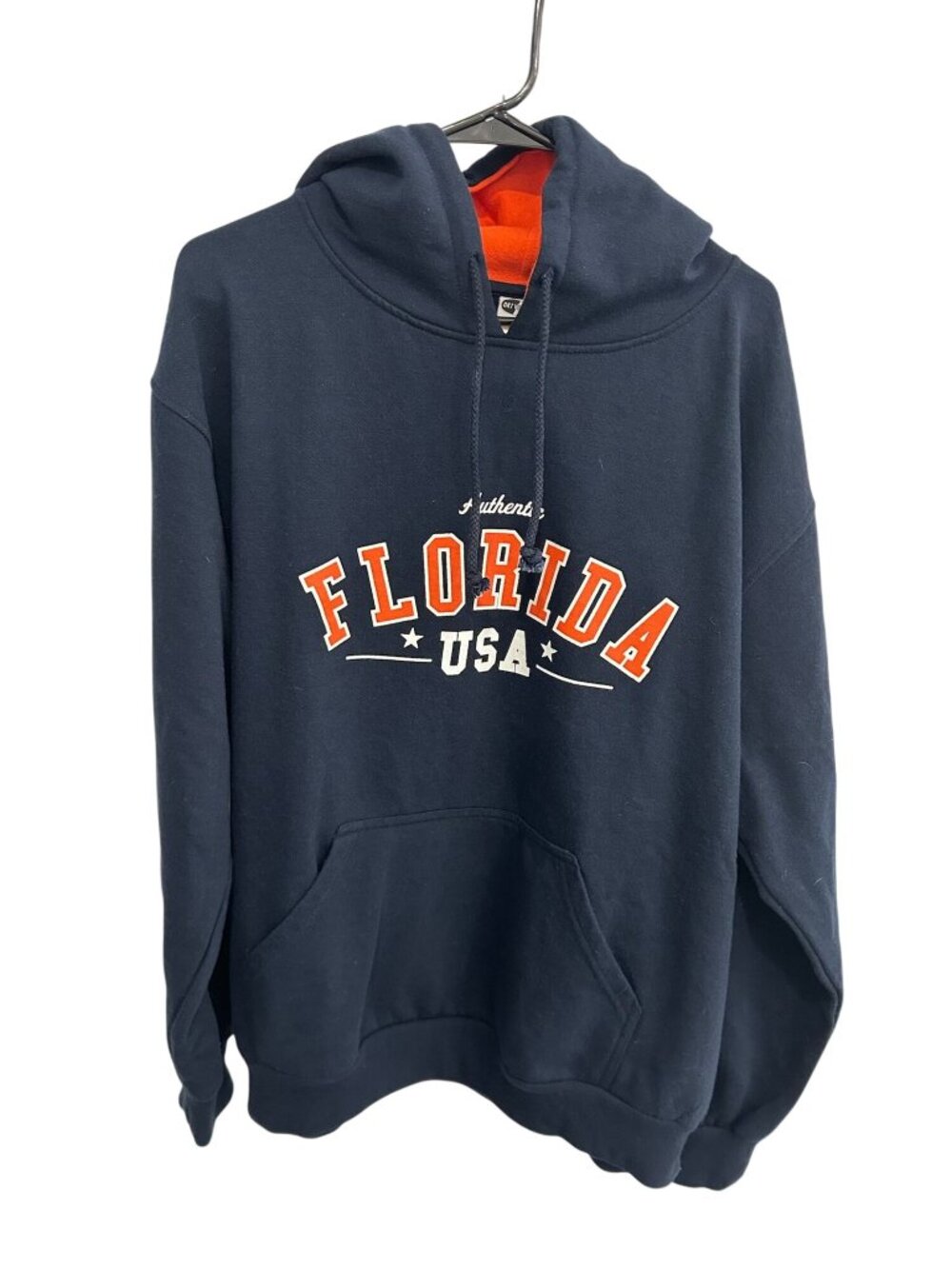 University of Florida 2XL USA Navy Orange Hoodie Collegiate Gorpcore Gators SEC
